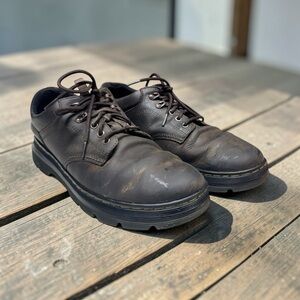 Dr Martens Reeder Utility Oxfords Brown Size 13 Leather Classic Air Cushion